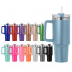 Ποτήρι Θερμός Γίγας με Λαβή & Καλαμάκι 1200ml Homie 1002187 Θερμός - Παγούρια