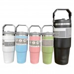 Ποτήρι Θερμός με Ανοιγόμενο Καλαμάκι 900ml Homie 1002188 Θερμός - Παγούρια