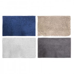 ΠΑΤΑΚΙ ΧΑΛΑΚΙ ΜΠΑΝΙΟΥ ΜΑΛΛΙΑΡΟ 80x50cm Homie 1011103 Λευκά Είδη - Χαλάκια