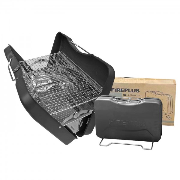 Ψησταριά Bbq Φορητή Βαλίτσα 45x30x28cm Homie 1011120 Τζάκι - Μπάρμπεκιου