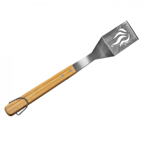 Σπάτουλα Bbq με Ξύλινη Λαβή 48cm Homie 1011155 Τζάκι - Μπάρμπεκιου