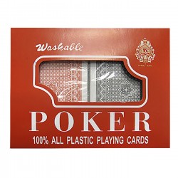 ΤΡΑΠΟΥΛΑ ΔΙΠΛΗ ΠΛΑΣΤΙΚΗ ΣΕΤ=2ΤΕΜ   116386 Τράπουλες